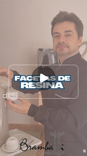 Aplicação de facetas em resina